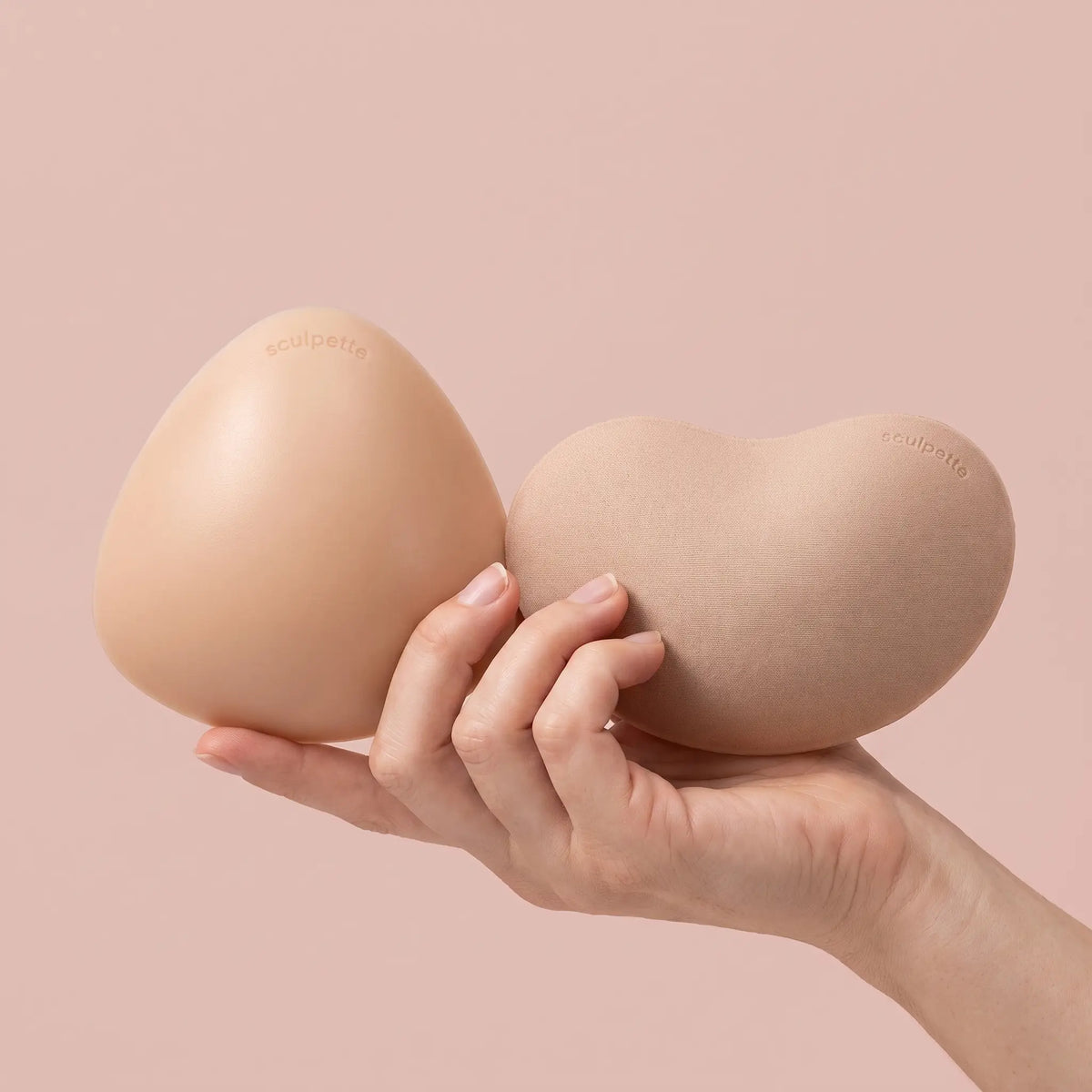 The Sculpt and the Sweetheart held side by side to compare their shapes