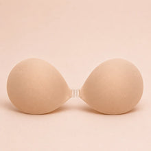 Sculpette sticky bra in nude with teardrop cups and a clear front clasp